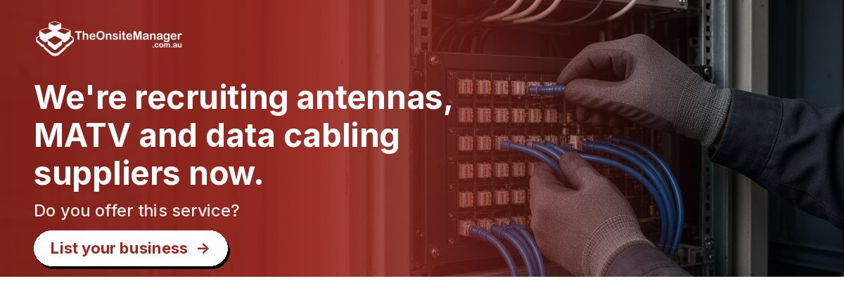 We're recruiting antennas, MATV and data cabling suppliers now. Do you offer this service? List your business