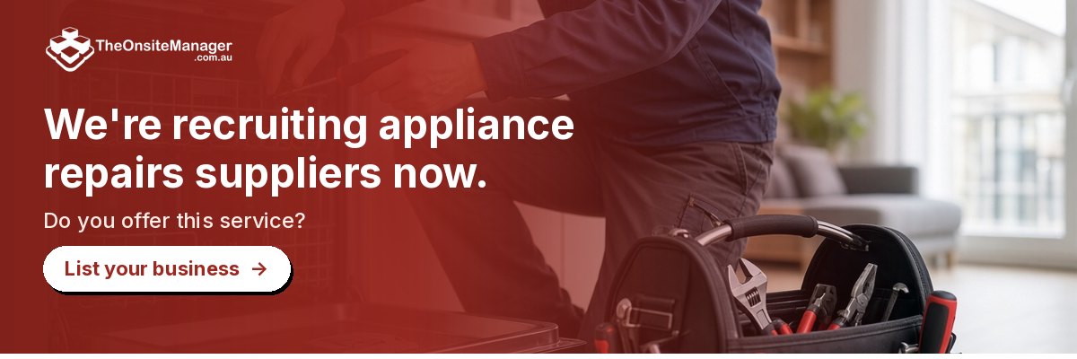 We're recruiting appliance repairs suppliers now. Do you offer this service? List your business