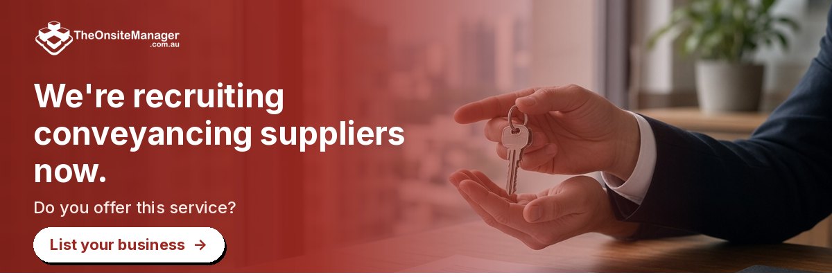 We're recruiting conveyancing suppliers now. Do you offer this service? List your business