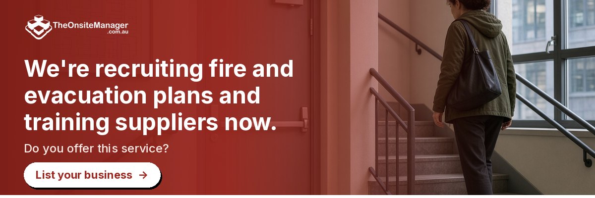We're recruiting fire and evacuation plans and training suppliers now. Do you offer this service? List your business
