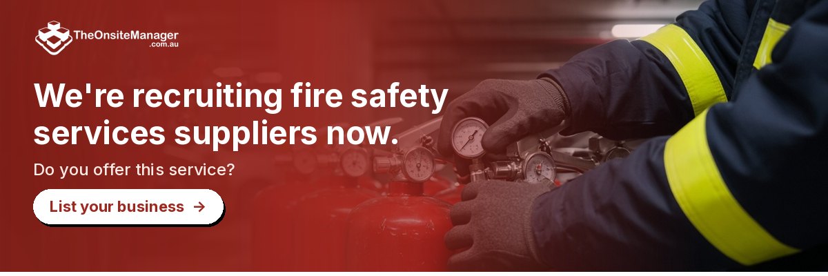 We're recruiting fire safety services suppliers now. Do you offer this service? List your business