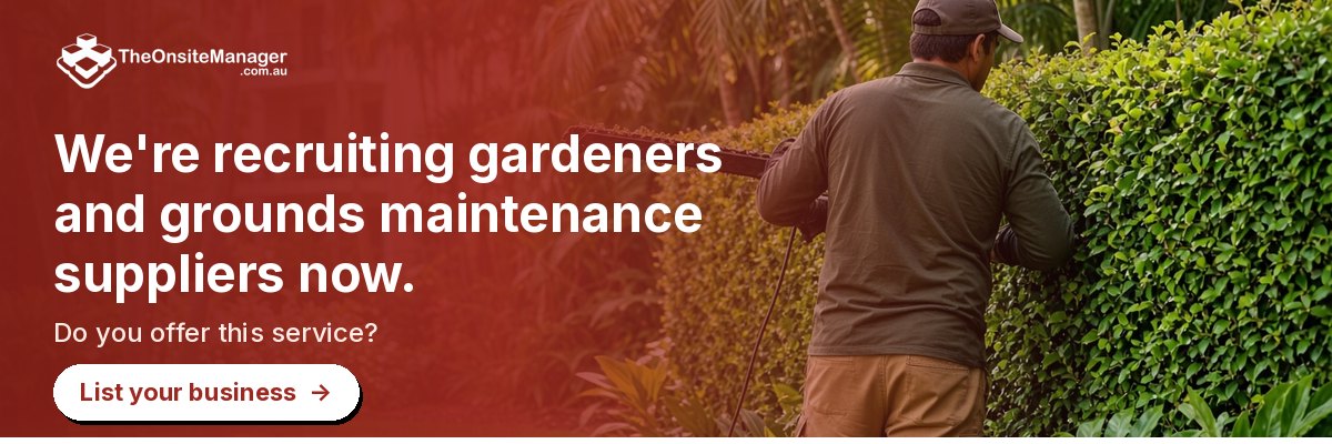 We're recruiting gardeners and grounds maintenance suppliers now. Do you offer this service? List your business