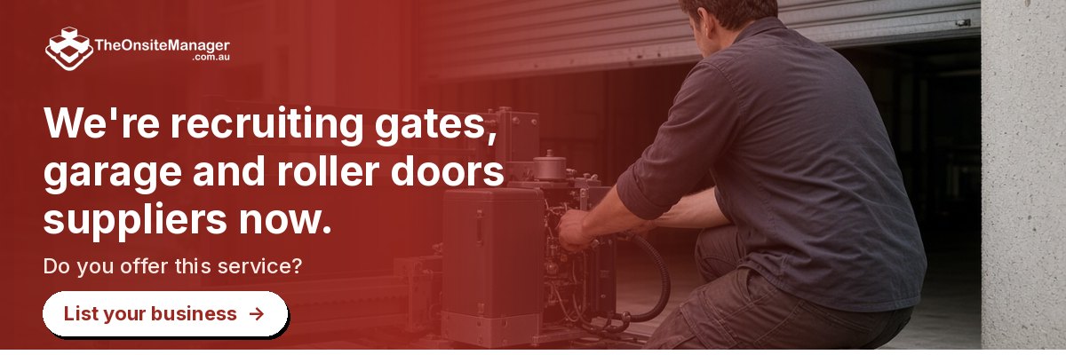 We're recruiting gates, garage and roller doors suppliers now. Do you offer this service? List your business