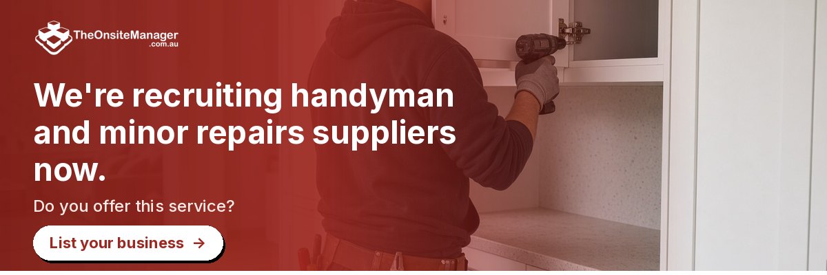 We're recruiting handyman and minor repairs suppliers now. Do you offer this service? List your business