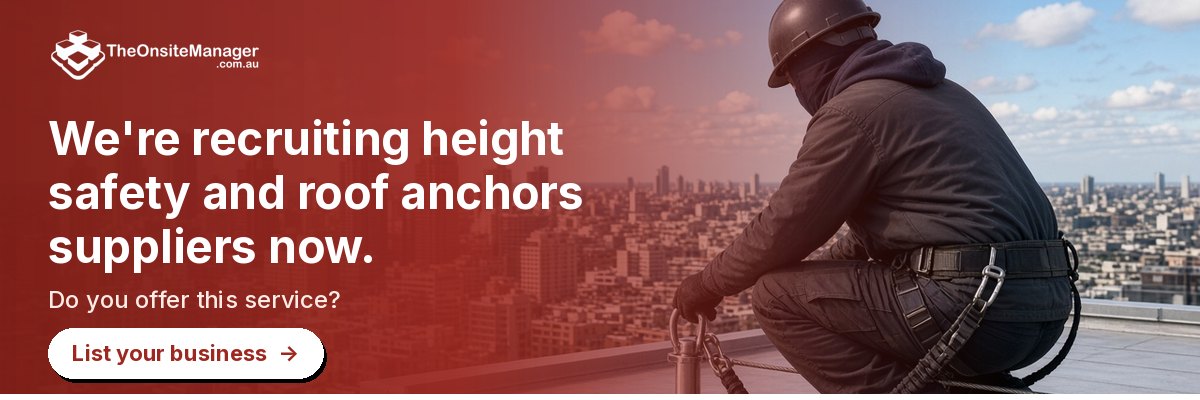 We're recruiting height safety and roof anchors suppliers now. Do you offer this service? List your business