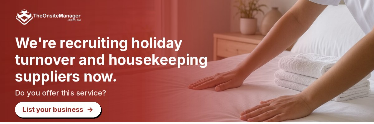 We're recruiting holiday turnover and housekeeping suppliers now. Do you offer this service? List your business