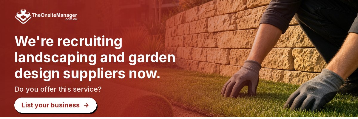 We're recruiting landscaping and garden design suppliers now. Do you offer this service? List your business