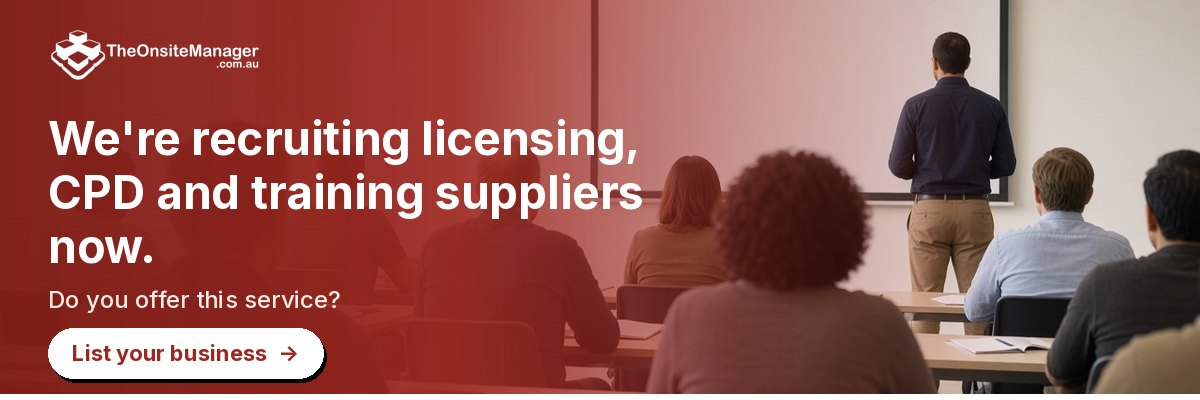 We're recruiting licensing, CPD and training suppliers now. Do you offer this service? List your business