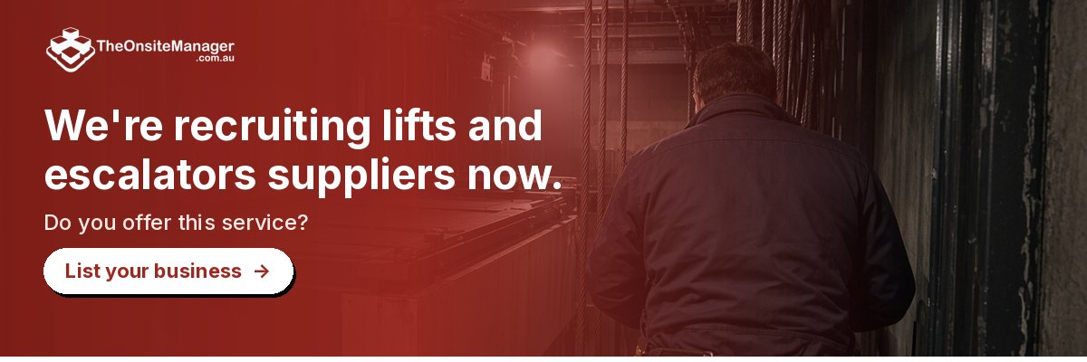 We're recruiting lifts and escalators suppliers now. Do you offer this service? List your business