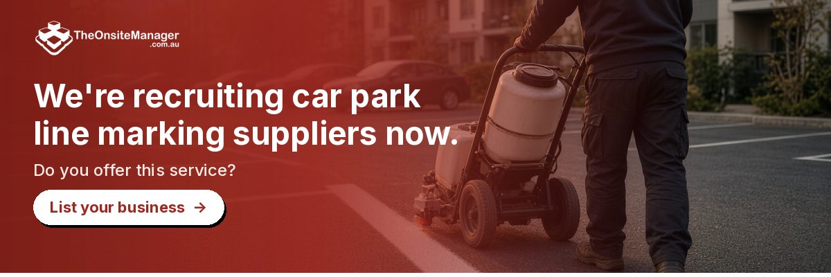 We're recruiting car park line marking suppliers now. Do you offer this service? List your business