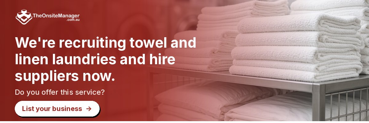 We're recruiting towel and linen laundries and hire suppliers now. Do you offer this service? List your business