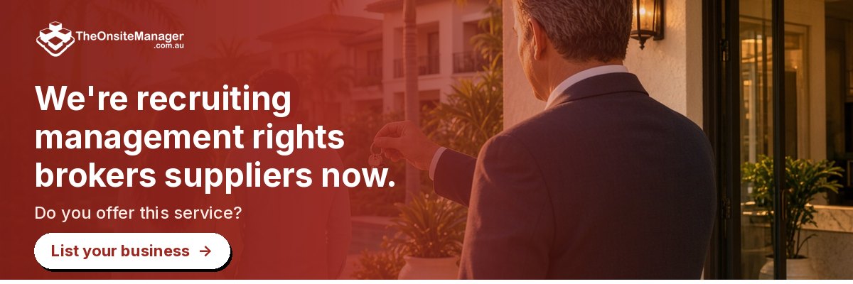 We're recruiting management rights brokers suppliers now. Do you offer this service? List your business