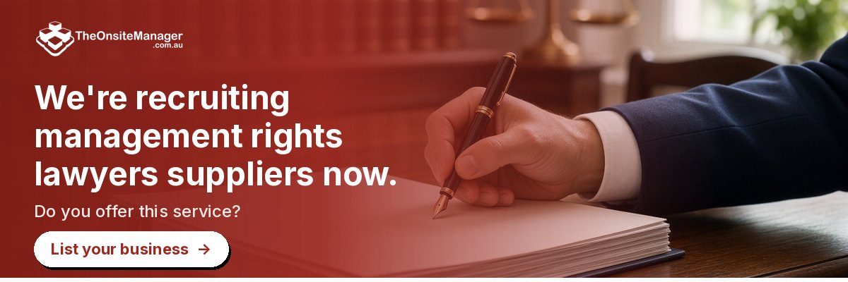We're recruiting management rights lawyers suppliers now. Do you offer this service? List your business