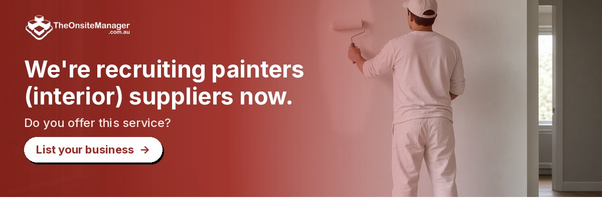 We're recruiting painters (interior) suppliers now. Do you offer this service? List your business