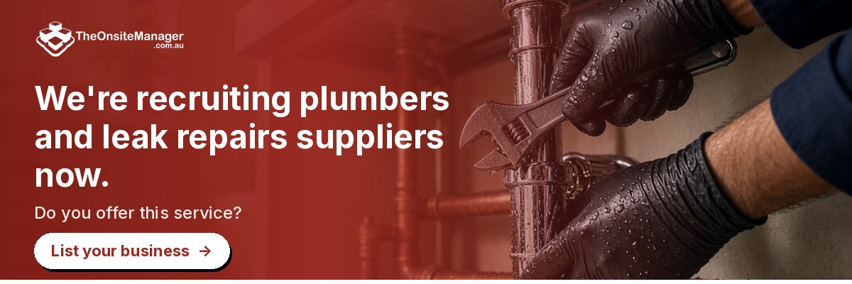 We're recruiting plumbers and leak repairs suppliers now. Do you offer this service? List your business