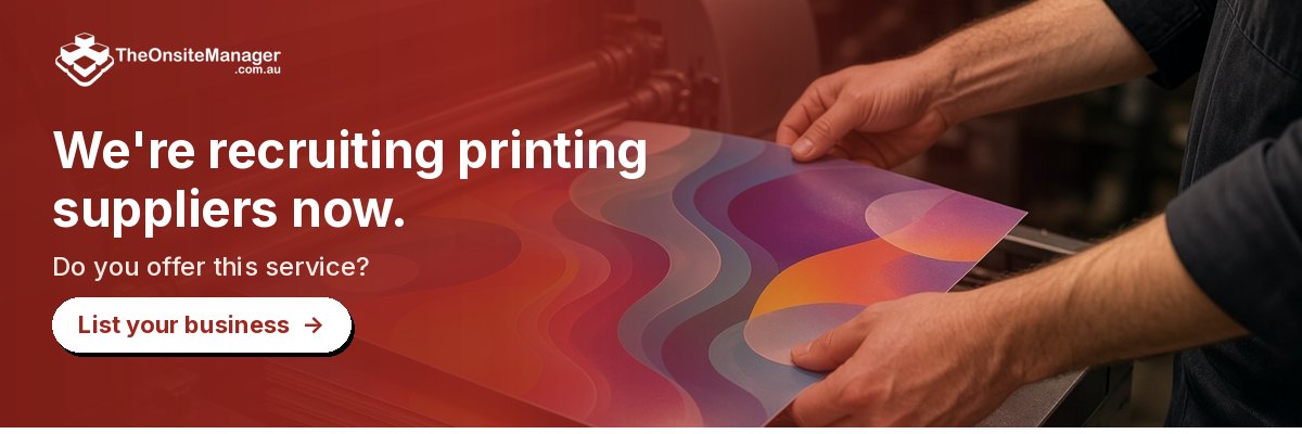 We're recruiting printing suppliers now. Do you offer this service? List your business
