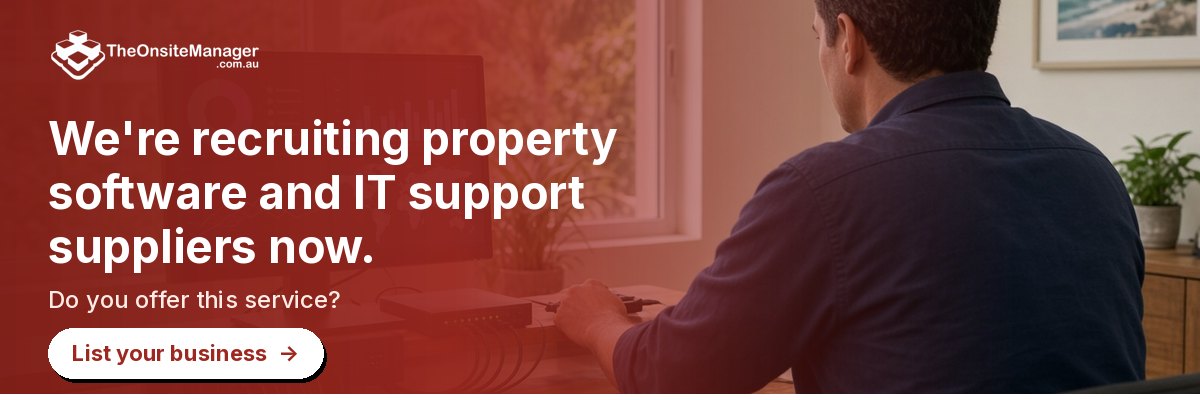 We're recruiting property software and IT support suppliers now. Do you offer this service? List your business