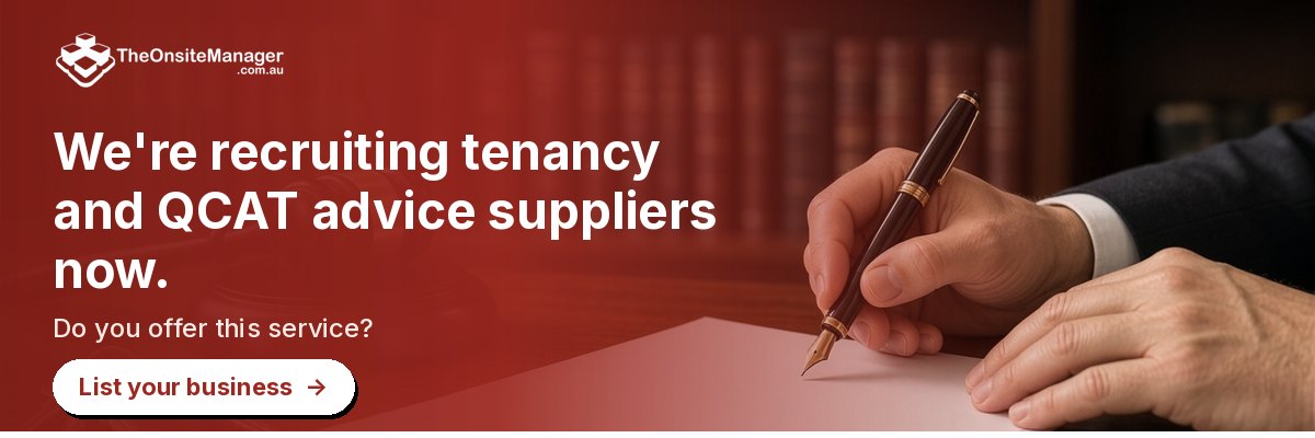 We're recruiting tenancy and QCAT advice suppliers now. Do you offer this service? List your business