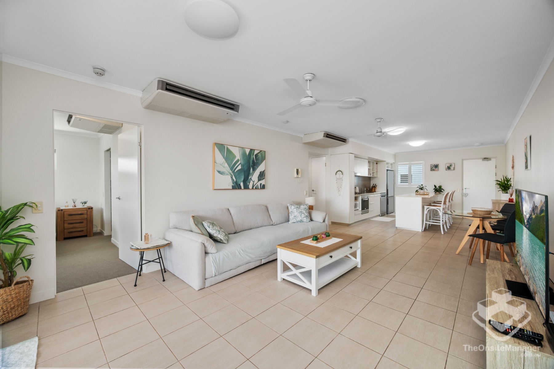 Impressive Fully Furnished Two Bedroom/Two Bathroom/1 Car Park - great elevation 4th floor/security screens - lovely complex