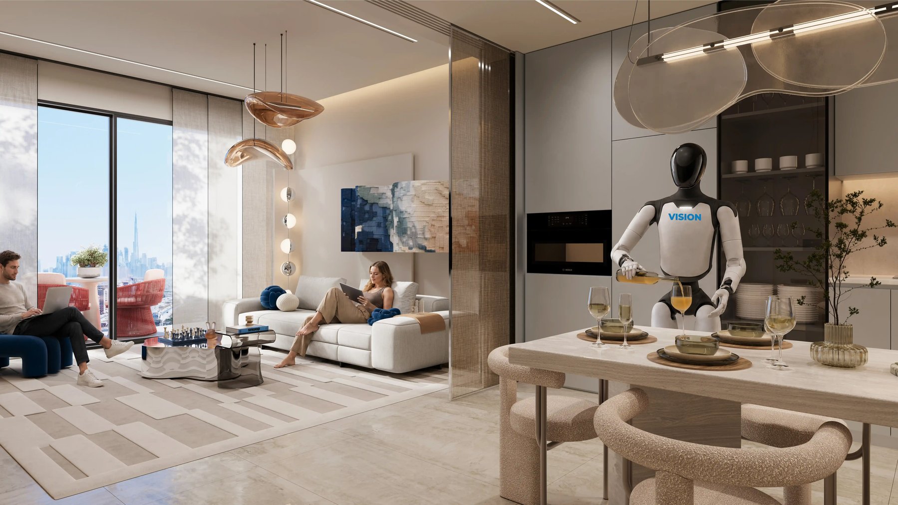 Studio at Treppan Vision, Dubailand Residence Complex — Amenities View — AUD $354,175