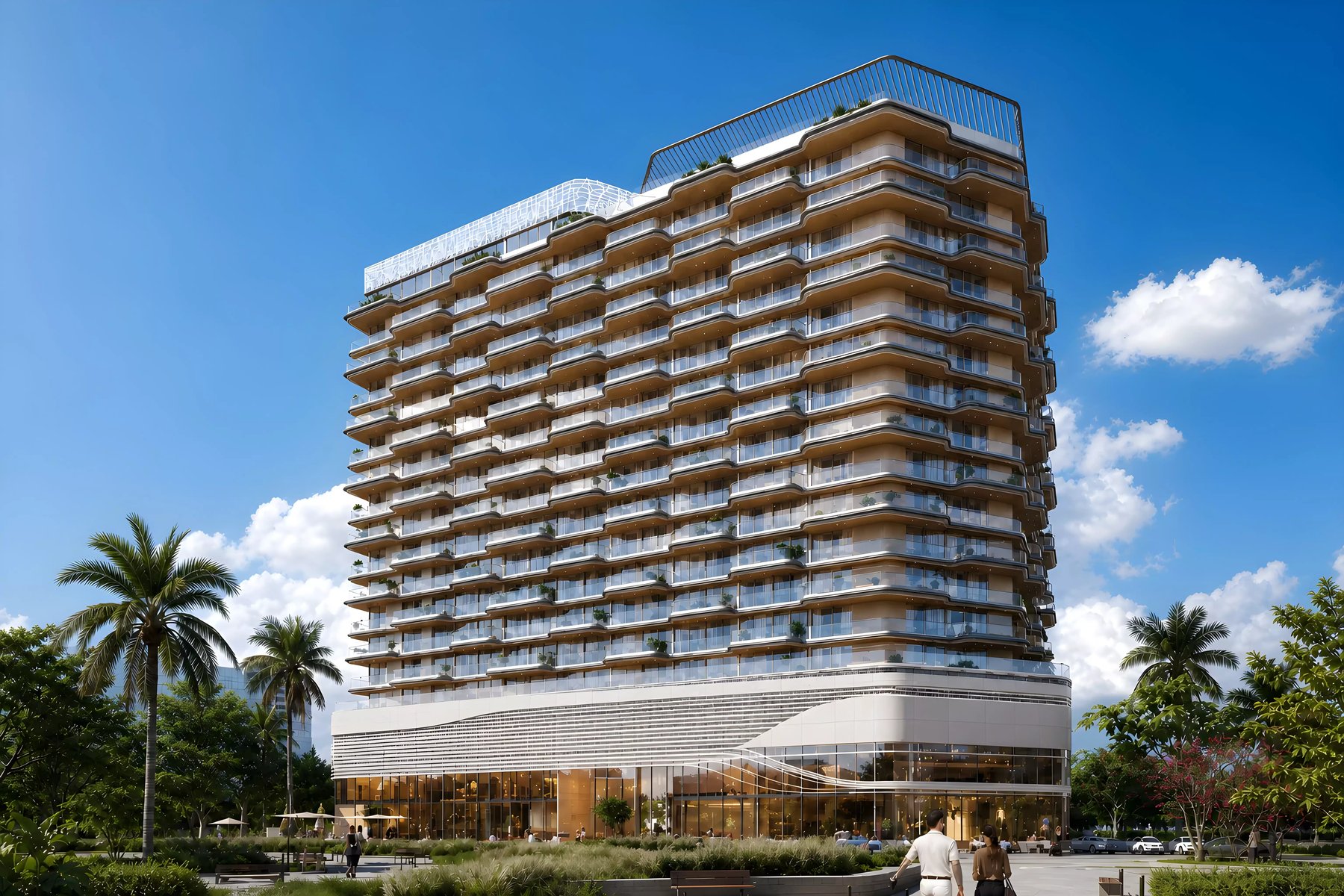 Studio at Treppan Vision, Dubailand Residence Complex — Amenities View — AUD $354,175