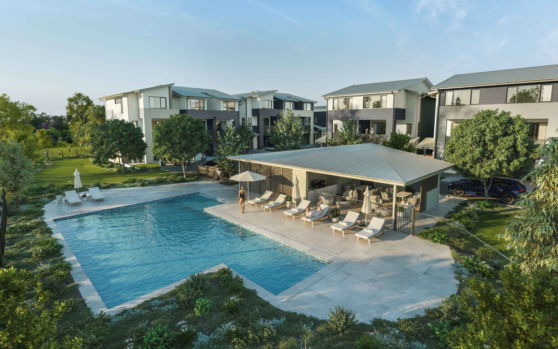 OFF THE PLAN IN OXLEY - 34 Townhouse Complex + Community Centre Management